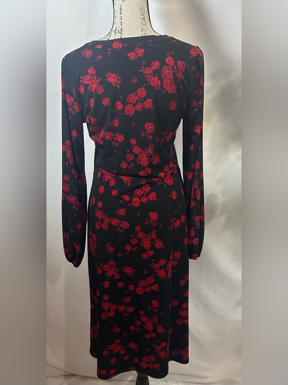 Michael Kors Women’s Button-Down Rose Floral Midi Dress – Size XS - Picture 4 of 11